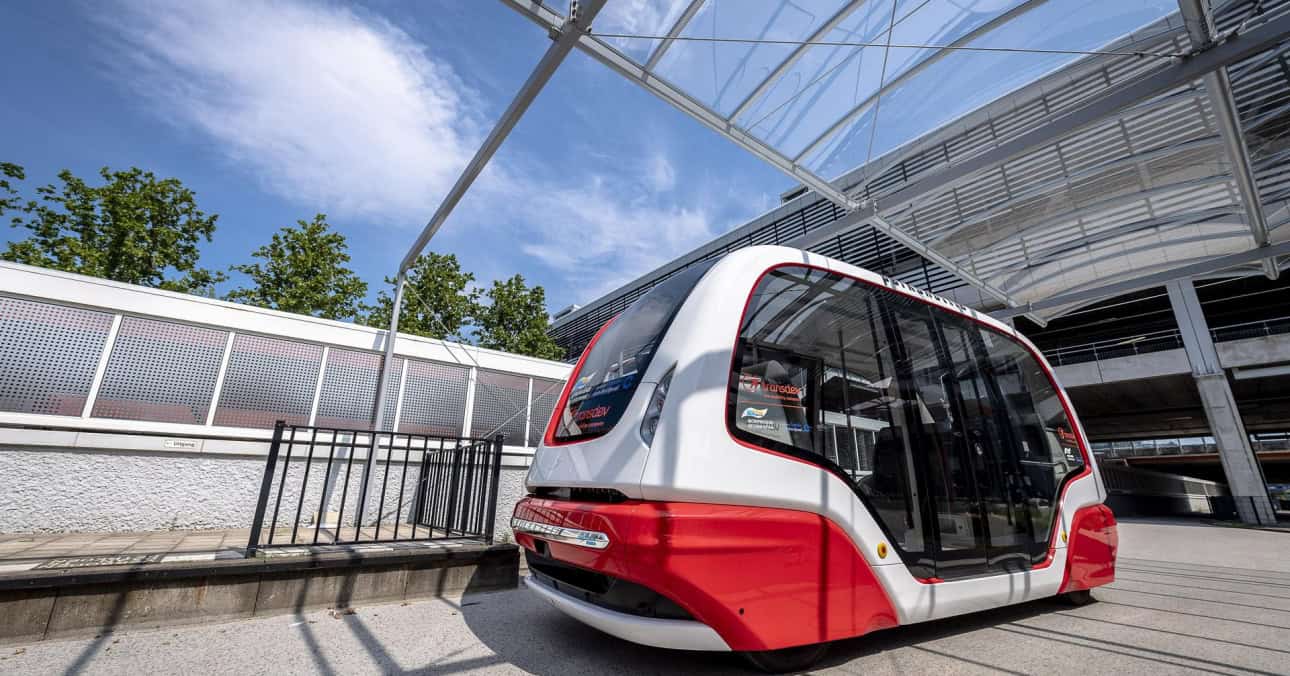 The third-generation ParkShuttle has transported its millionth passenger since entering service in 2022. Photo: Jan Kok.